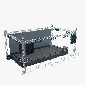 3D Indoor Stage